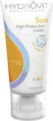 Αντηλιακή Κρέμα Προσώπου Target Pharma Hydrovit Sun Cream SPF50 50ml