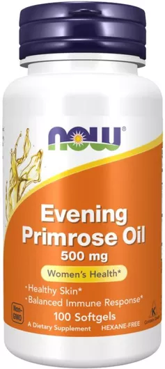 Now Foods Evening Primrose Oil Συμπλήρωμα για την Εμμηνόπαυση 100 Μαλακές Κάψουλες