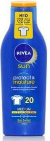 Αντηλιακή Λοσιόν Σώματος Nivea Sun Protect & Moisture SPF20 200ml