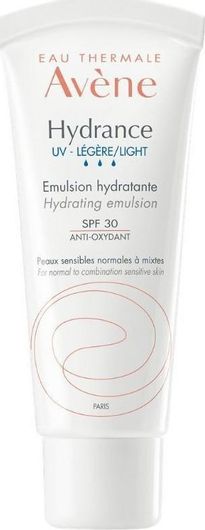 Γαλάκτωμα Προσώπου Avene Hydrance UV Light 24ωρο Ενυδατικό Ημέρας με SPF30 για Κανονικές/Μικτές Επιδερμίδες 40ml