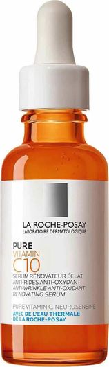 Serum Προσώπου La Roche Posay Pure Vitamin C10 Αντιγηραντικό με Βιταμίνη C & Σαλικυλικό Οξύ για Αποτοξίνωση & Λάμψη 30ml