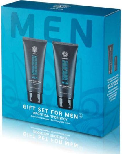 Σετ Περιποίησης Προσώπου Garden Gift Set For Men After Shave Balm Aloe Vera 100 ml & Anti-Aging Cream 75ml