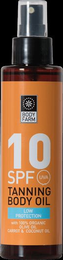 Αντηλιακό Λάδι Σώματος Bodyfarm SPF10 150ml