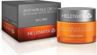 Κρέμα Προσώπου Helenvita Anti Wrinkle Ενυδατική & Αντιγηραντική Νυκτός για Ξηρές Επιδερμίδες με Υαλουρονικό Οξύ 50ml