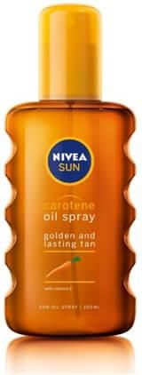 Λάδι Μαυρίσματος Σώματος Nivea Sun Carotene Sun Oil Αδιάβροχο σε Spray 200ml
