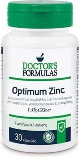Doctor's Formulas Optimum Zinc 30 Κάψουλες