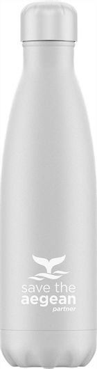 Travel Flask Estia Save The Aegean White Matte 0.5lt