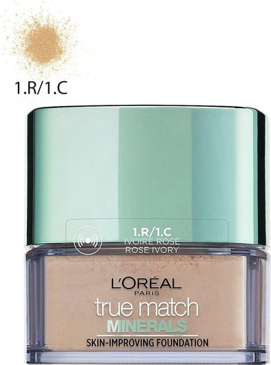 Foundation L'Oreal Paris True Match Minerals Powder 1.R/1.C Rose Ivory 10Gr