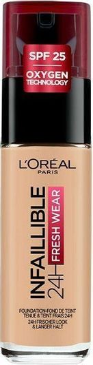 L'Oreal Paris Infaillible 32H Fresh Wear Liquid Make Up 120 Vanilla 30ml