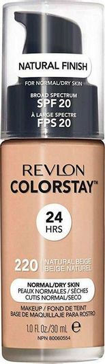 Foundation Revlon Colorstay Make-Up SPF20 Normal / Dry Skin 220 Natural Beige 30ml