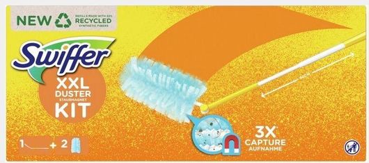 Dusters Swiffer xxL Χειρολαβή + 2 Ανταλλακτικά για Ξεσκόνισμα