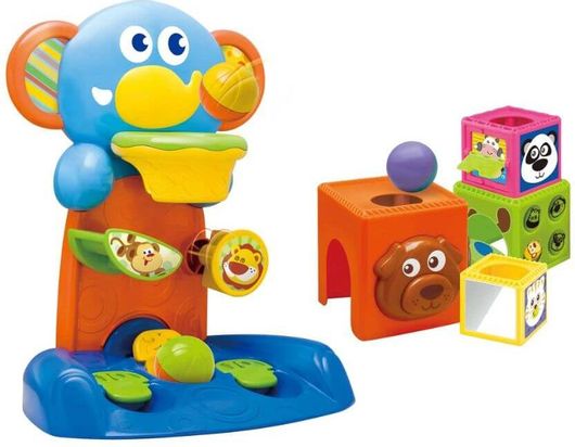 Μπασκέτα Ελέφαντας Bkids με Κύβους και Μπάλα