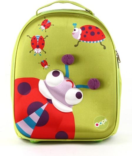 Σχολική Τσάντα Νηπίου Τρόλεϊ Oops Easy Ladybug Πράσινο