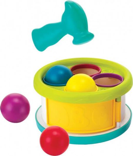 Παιδικό Ταμπούρλο Bkids Με Σφυρί Και Μπάλες 12+Μηνών
