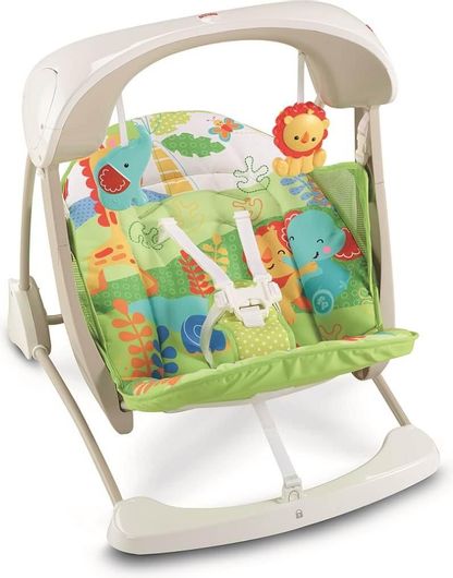 Relax Fisher Price Κούνια Take-Along Swing & Seat Rainforest Friends
