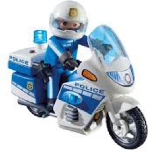 Playmobil City Action Μοτοσικλέτα Αστυνομίας με Φάρο