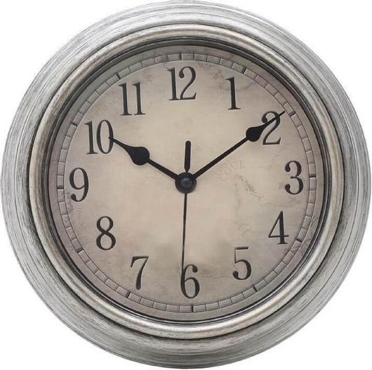 Ρολόι Τοίχου Inart 3-20-828-0088 Φ22 Πλαστικό