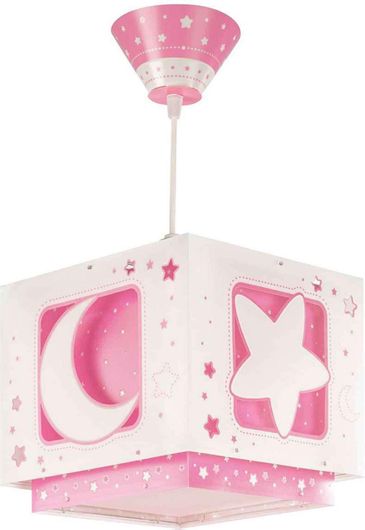 Παιδικό Φωτιστικό Οροφής  Ango Moon 63232 S Μονόφωτο Ροζ