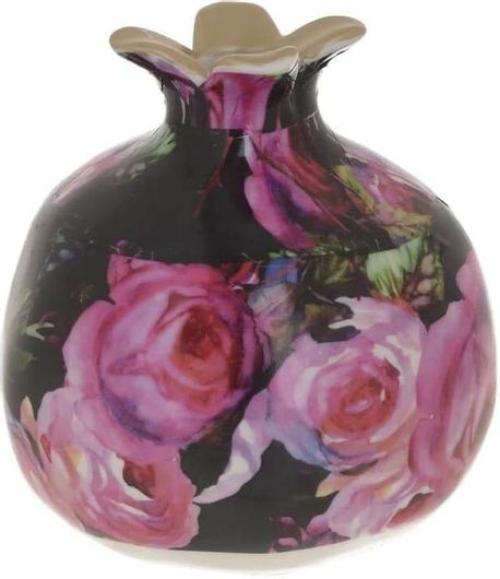 Διακοσμητικό Ρόδι Inart 3-70-146-0379 9X9X9.5 Κεραμικό