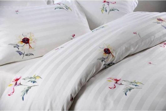 Σετ Μαξιλαροθήκες Με Φάσα Down Town Floral S 669 52x75