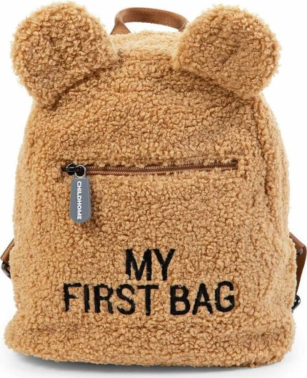 Παιδικό Σακίδιο Πλάτης Childhome My First Bag Teddy Beige 75207 20X8X24