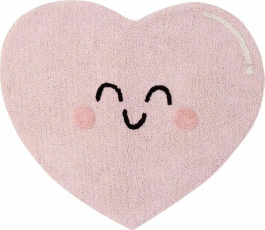 Παιδικό Χαλί Lorena Canals Mr Wonderful Happy Heart 90X105 Ροζ