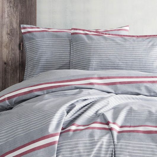 Σετ Μαξιλαροθήκες Rythmos Symbol Jefrrey Red 50x70