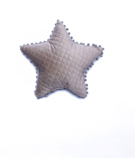 Διακοσμητικό Μαξιλάρι (34X34) Palamaiki Elwin Αστέρι Beige 34X34