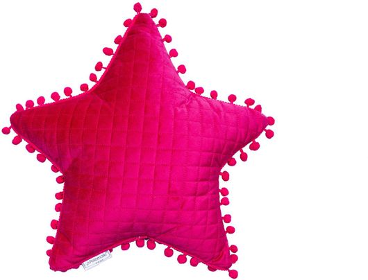 Διακοσμητικό Μαξιλάρι (34X34) Palamaiki Elwin Αστέρι Fuchsia 34X34