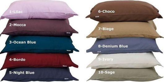 Σετ Μαξιλαροθήκες Anna Riska Deluxe Lilac 52x72+5