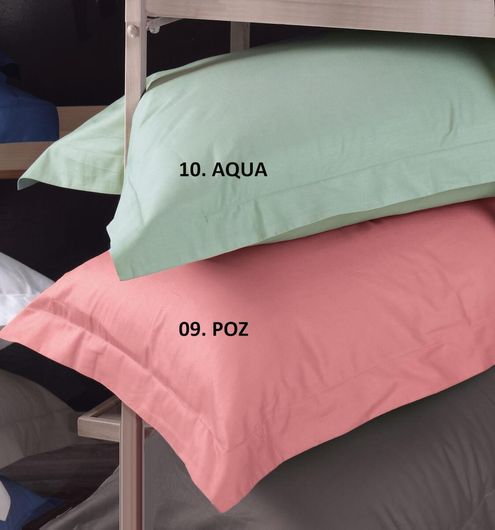 Σετ Μαξιλαροθήκες Oxford Rythmos Scenario 10 Aqua 50x70+5