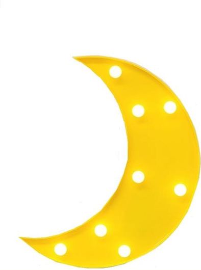 Παιδικό Φωτιστικό Kiokids 2827 Φεγγαράκι Κίτρινο