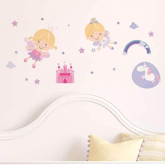 Παιδικά Αυτοκόλλητα Τοίχου Ango Happy Fairies 15109