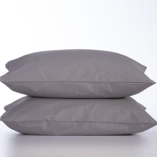 Σετ Μαξιλαροθήκες Nef-Nef Basic L.Grey 52x72cm