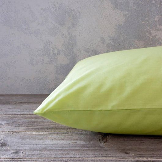 Σετ Μαξιλαροθήκες Nima Bed Linen Unicolors Light Green 52x72