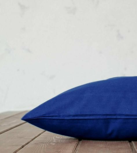 Σετ Μαξιλαροθήκες Nima Superior Navy Blue 52x72+5