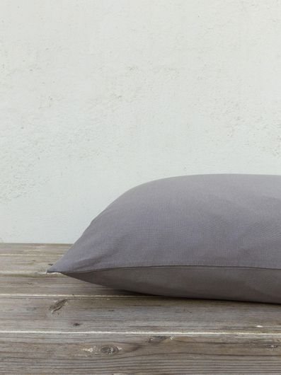 Σετ Μαξιλαροθήκες Μακό Nima Bed Linen Naem Ss2021 Charcoal Grey 52x72