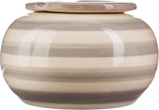 Σταχτοδοχείο A-S Round Stripes Grey 146064 12x12x7.5 Κεραμικό