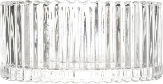 Τασάκι A-S Transparent 173475 10.5x10.5x5 Γυάλινο