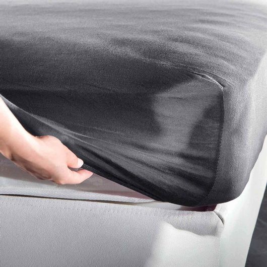 Σεντόνι Μακό Μονό με Λάστιχο La Luna Jersey 100x200x30 Grey