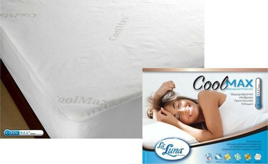 Κάλυμμα Στρώματος Υπέρδιπλο (160x200) Αδιάβροχο La Luna Coolmax 160x200+30