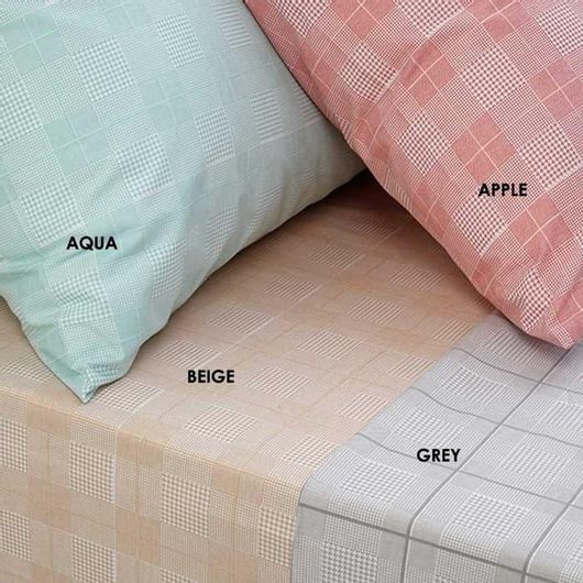 Σετ Μαξιλαροθήκες Melinen Mixology Karo Grey 50x70