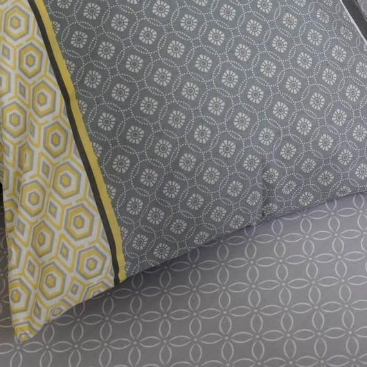 Σετ Μαξιλαροθήκες Melinen Ultra Gambi Grey Μαξιλαροθηκες Κατωσεντονο 50x70