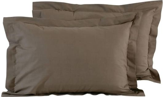 Σετ Μαξιλαροθήκες Das Home Best Line 1004 Καφε 50x70+5