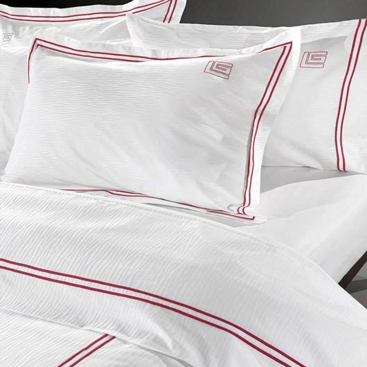 Σετ Μαξιλαροθήκες Guy Laroche St.Tropez Rosso 50x70+2