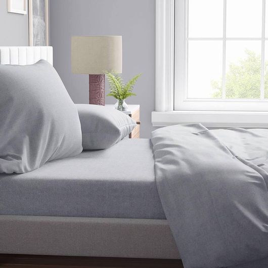 Μαξιλαροθήκη Dimcol Μελανζέ 03-Grey 50x70