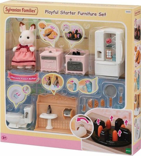 Παιχνίδι Μινιατούρα Sylvanian Families Playful Starter Furniture Set 5449