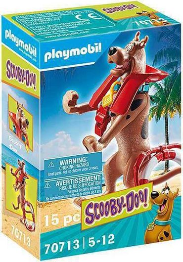 Playmobil Scooby Doo Συλλεκτική φιγούρα Ναυαγοσώστης για 5+ Ετών #70713