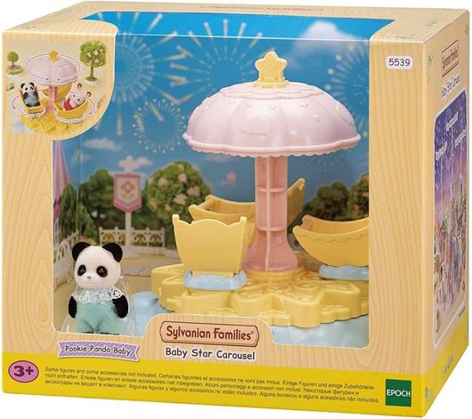 Παιχνίδι Μινιατούρα Epoch Toys Sylvanian Families Baby Star Carousel για 3+ Ετών