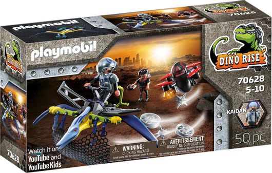 Playmobil Πτεροδάκτυλος & Μαχητές με Drone για 5+ Ετών #70628